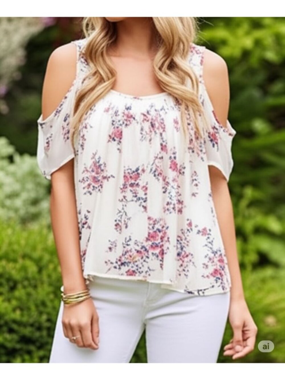 Lush Cold Shoulder Top size small